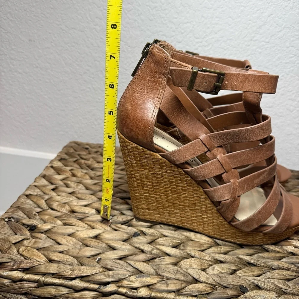 Jessica Simpson Tan Strappy Sandals - Picture 5 of 7